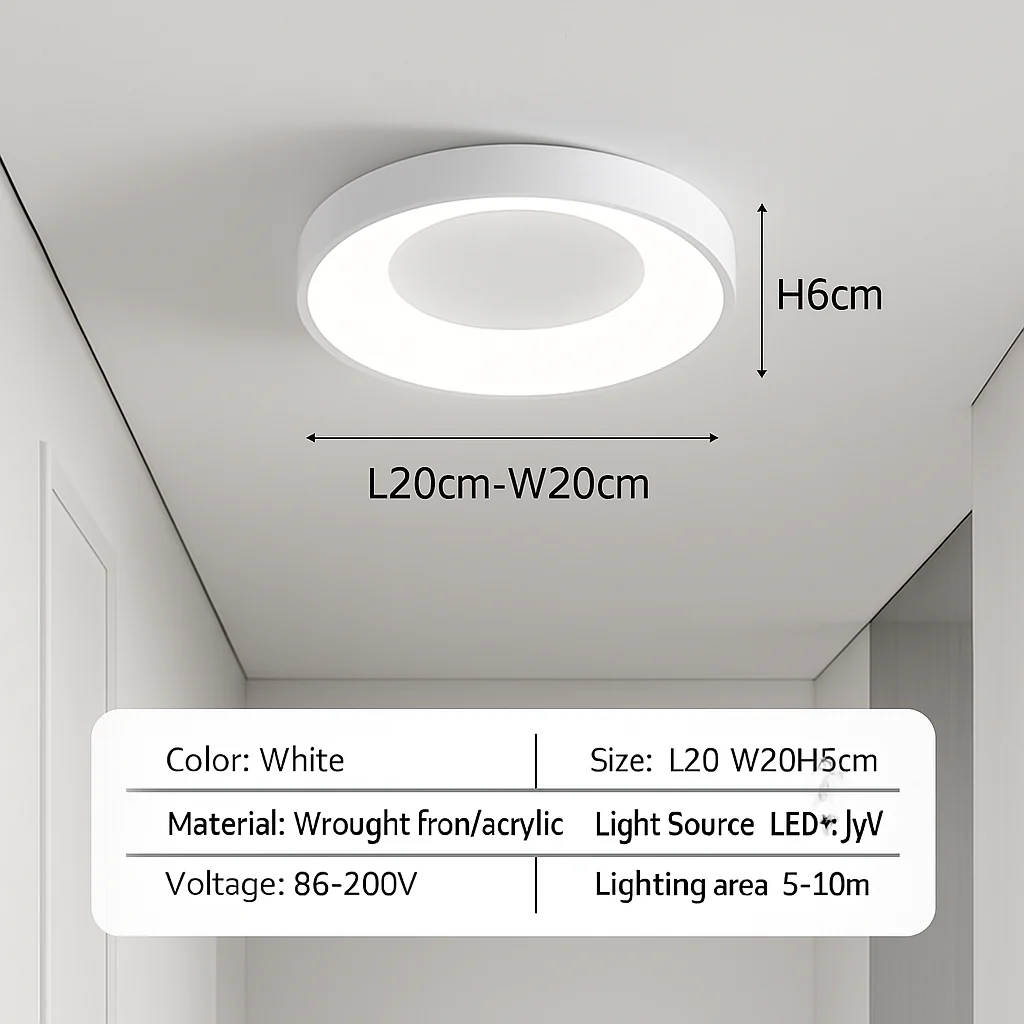 plafonnier led nordique pour décoration intérieure élégante et moderne - Image 11
