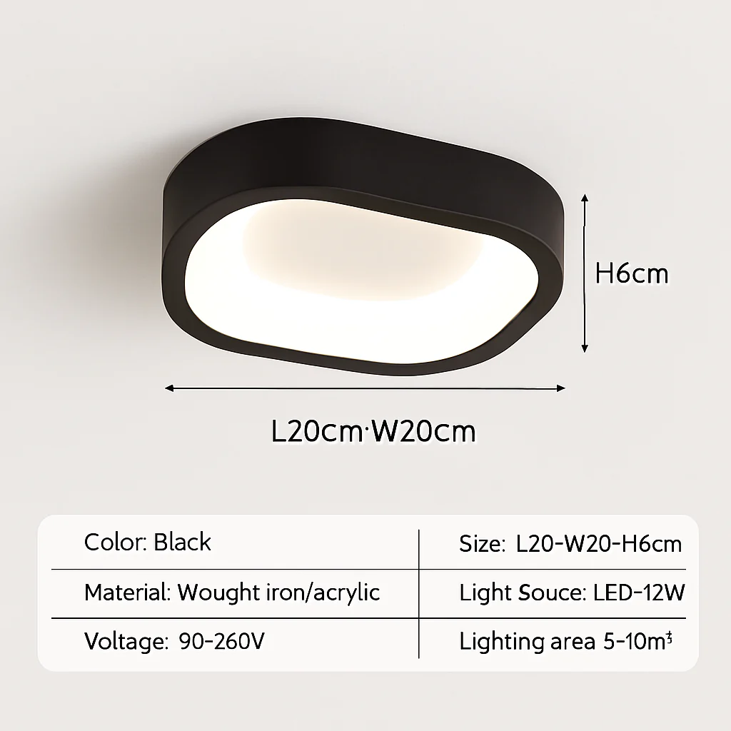 plafonnier led nordique pour décoration intérieure élégante et moderne - Image 7