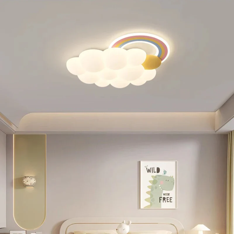 plafonnier led nuage arc-en-ciel pour chambre enfant - Image 2