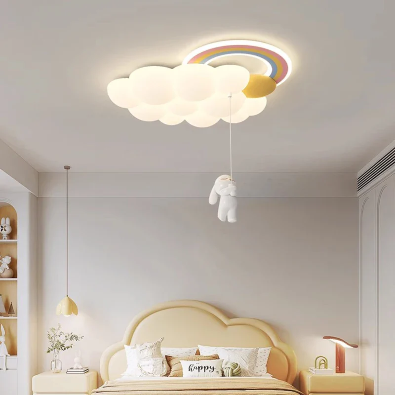 plafonnier led nuage arc-en-ciel pour chambre enfant - Image 3