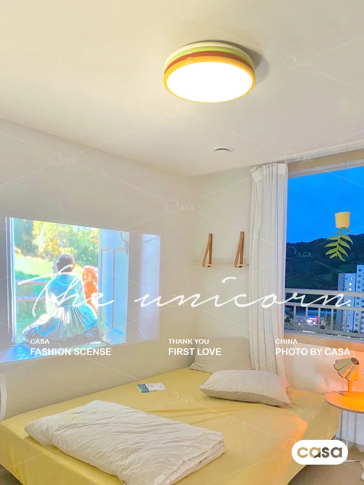 plafonnier led pour enfant protection des yeux éclairage multicolore - Image 7