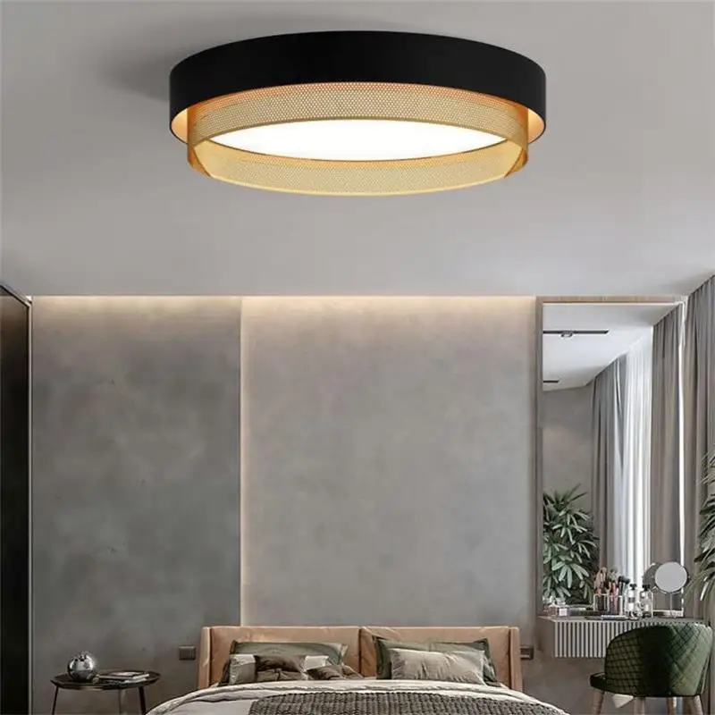 Plafonnier Led rond en métal - Image 2