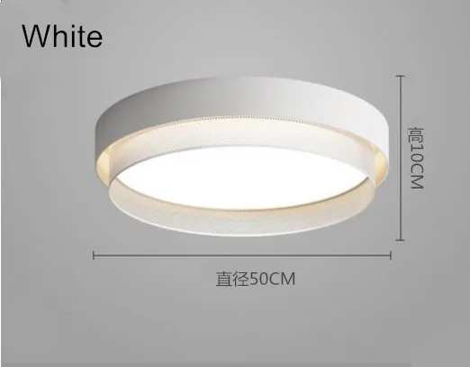 Plafonnier Led rond en métal - Image 7