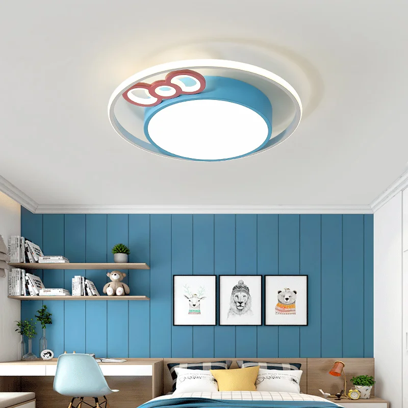 plafonnier led rond pour enfants protection des yeux éclairage doux - Image 6