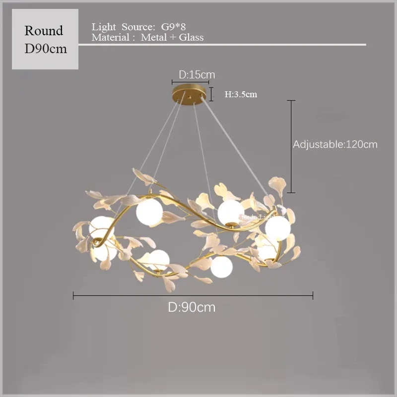 plafonnier led sphérique en verre avec télécommande - Image 9