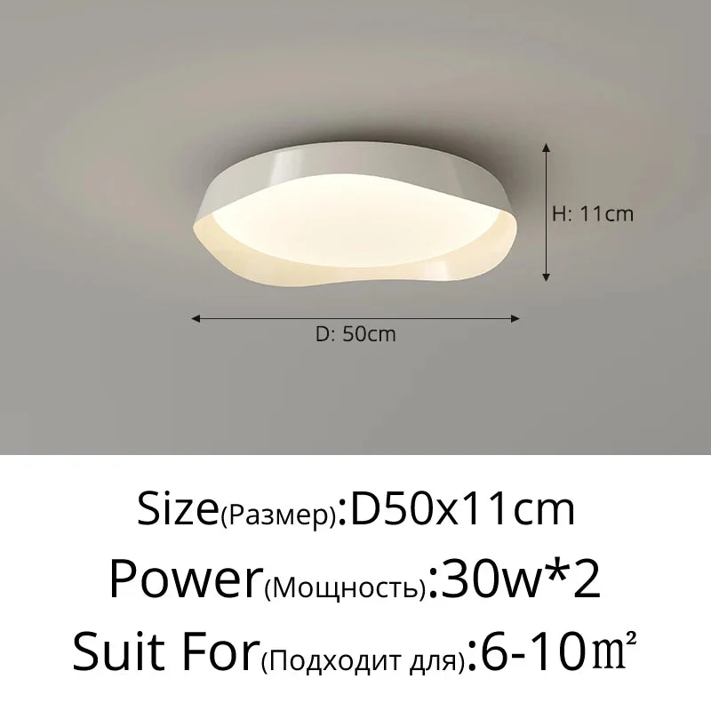 plafonnier LED style wabi-sabi rétro haut de gamme créatif - Image 8