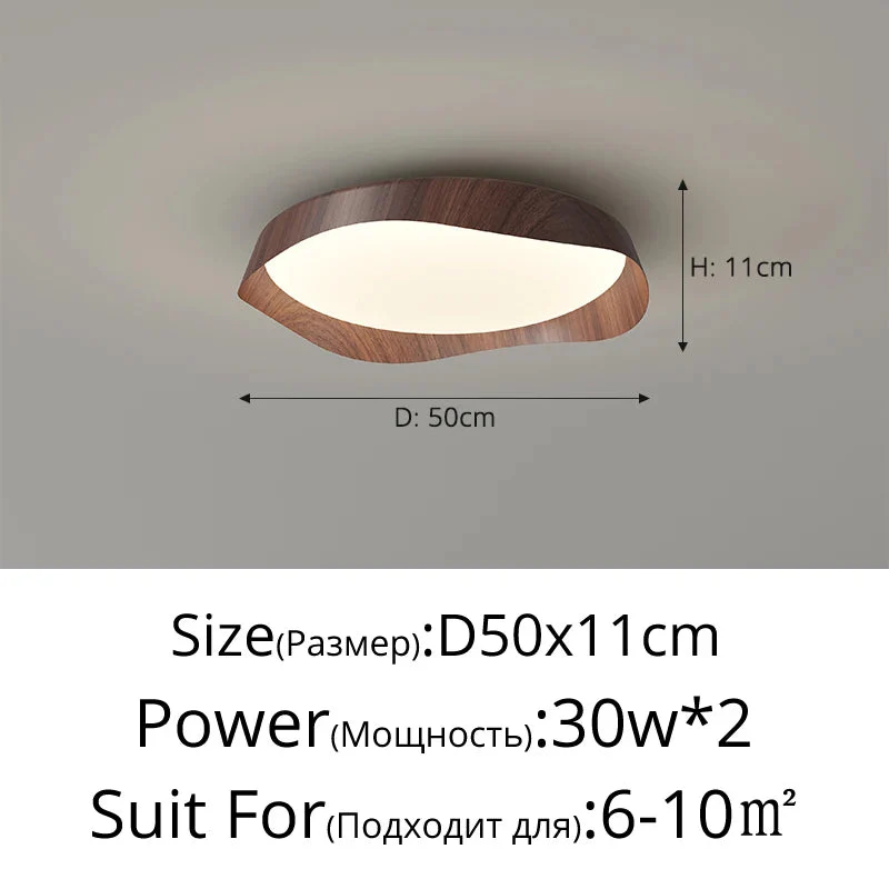 plafonnier LED style wabi-sabi rétro haut de gamme créatif - Image 9
