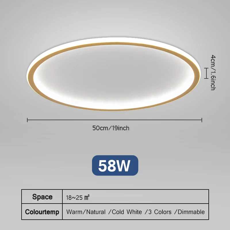 plafonnier led ultra fin avec nuages créatifs éclairage intelligent - Image 21