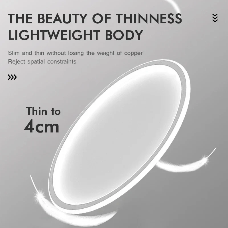 plafonnier led ultra fin avec nuages créatifs éclairage intelligent - Image 4