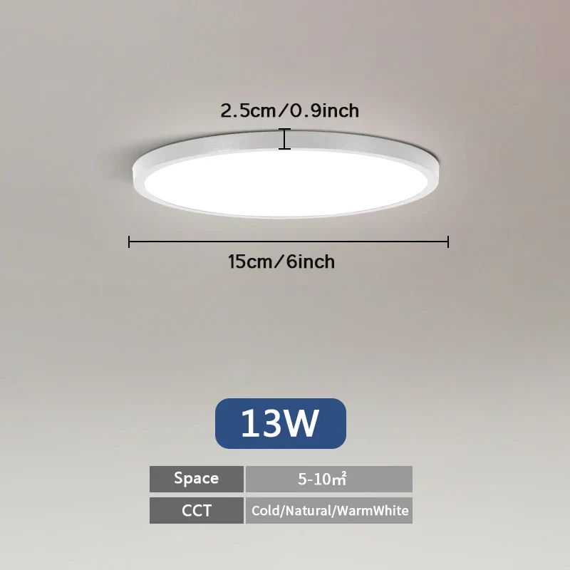 plafonnier led ultra fin avec nuages créatifs éclairage intelligent - Image 9
