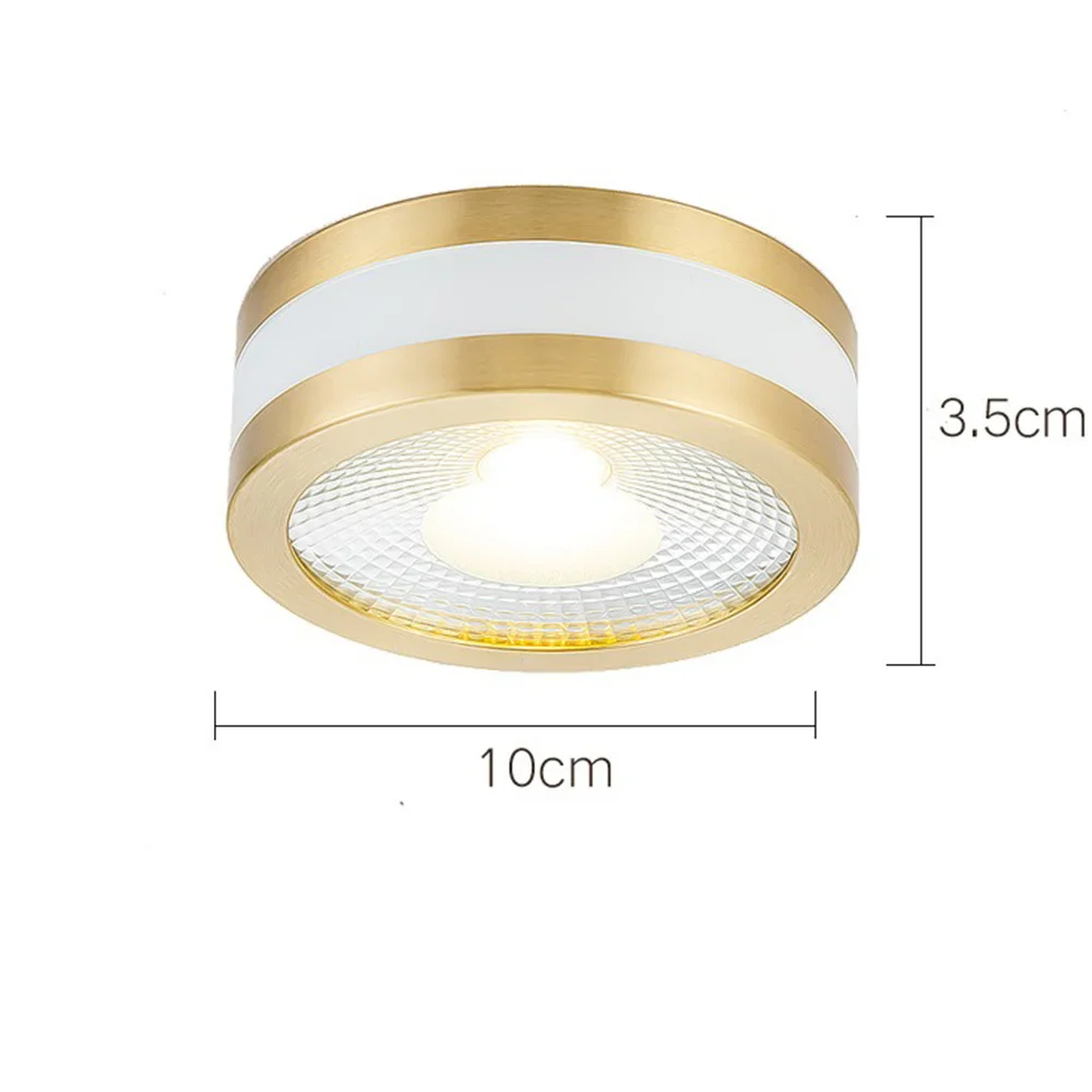 plafonnier led ultra fin en cuivre pour décoration intérieure moderne - Image 11
