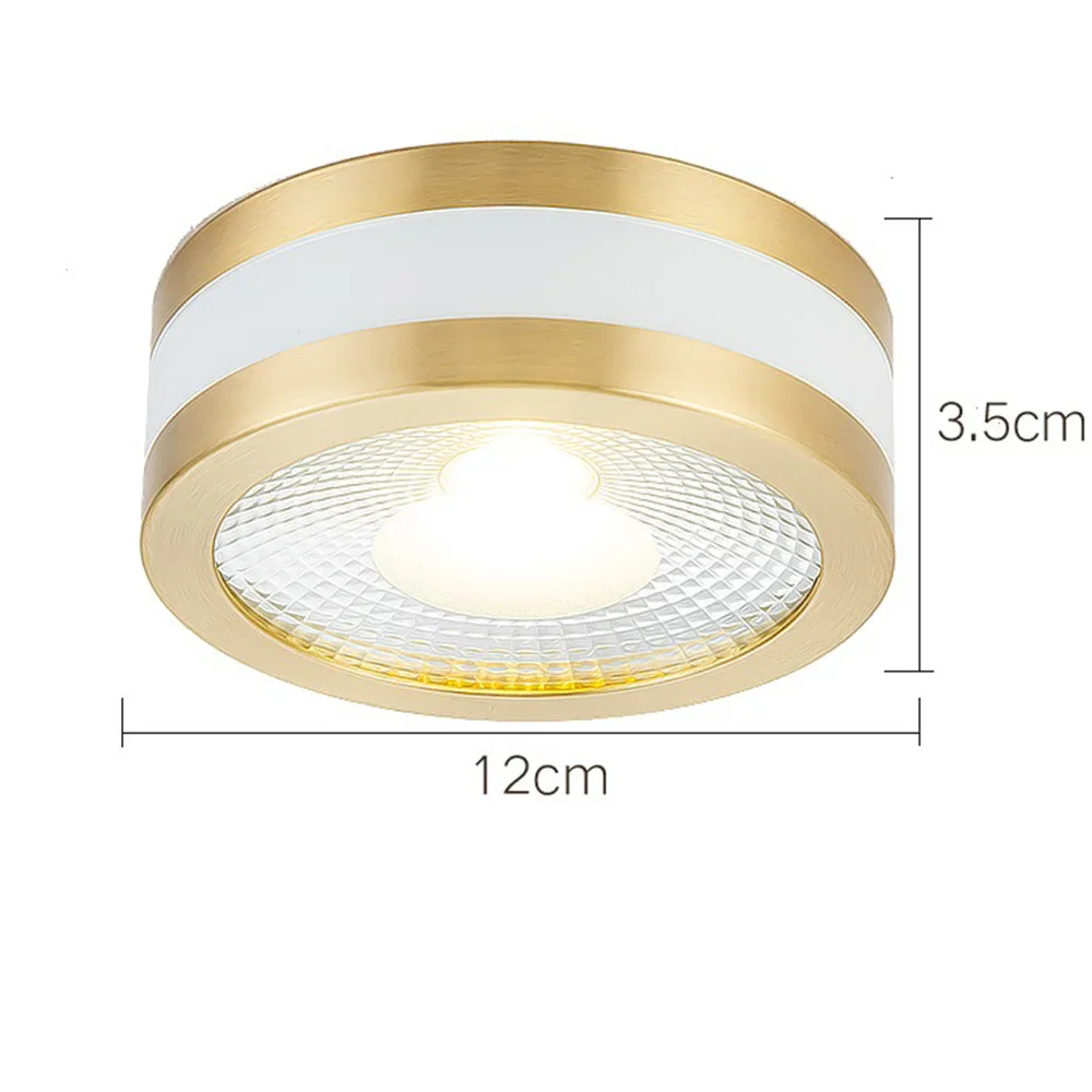 plafonnier led ultra fin en cuivre pour décoration intérieure moderne - Image 12