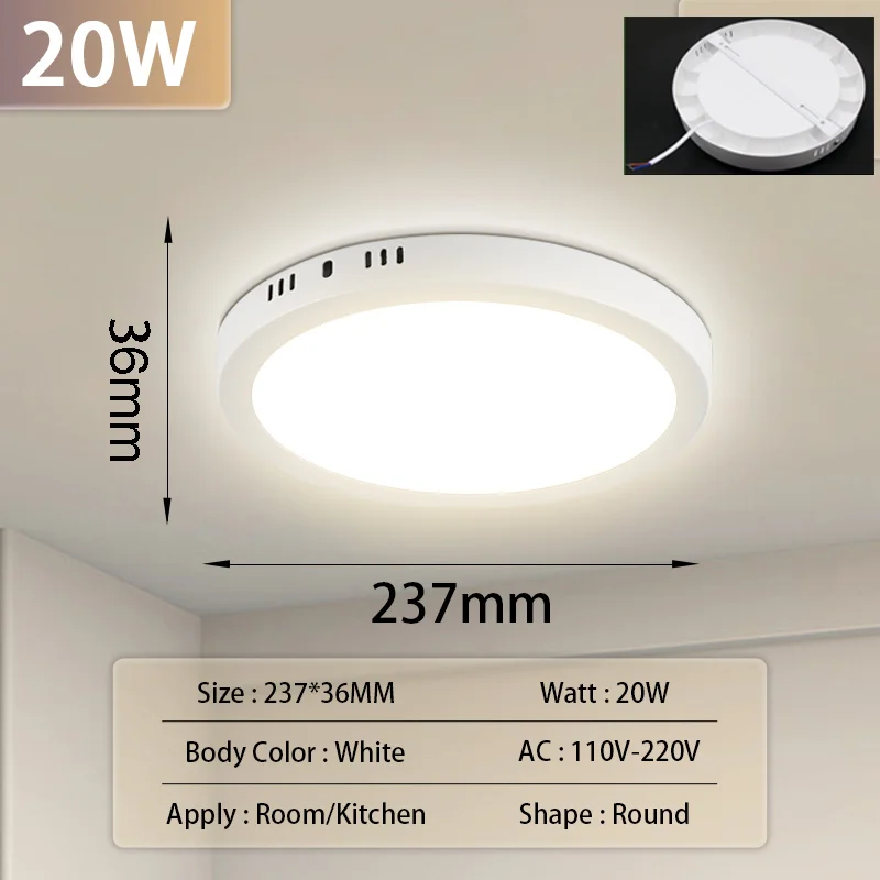 plafonnier led ultra fin panneau lumineux pour intérieur - Image 12