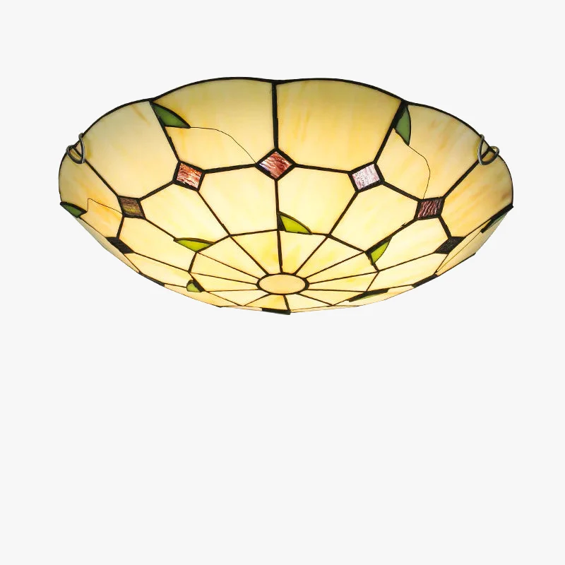 plafonnier méditerranéen éclairage tiffany led pour intérieur et extérieur - Image 5
