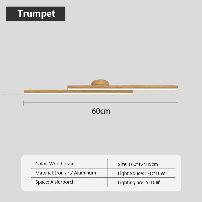 Plafonnier minimaliste à longue bande - Image 10