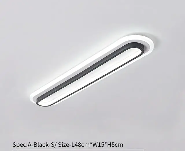 plafonnier moderne à bande led pour éclairage intérieur - Image 12