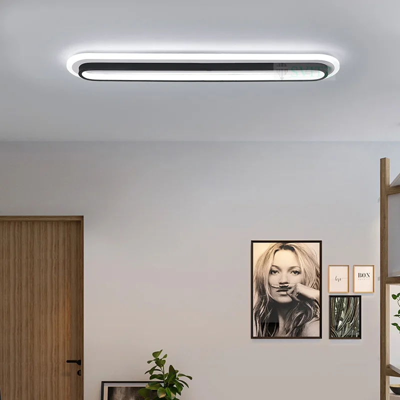 plafonnier moderne à bande led pour éclairage intérieur - Image 3