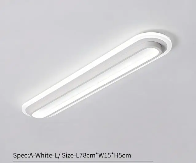 plafonnier moderne à bande led pour éclairage intérieur - Image 7