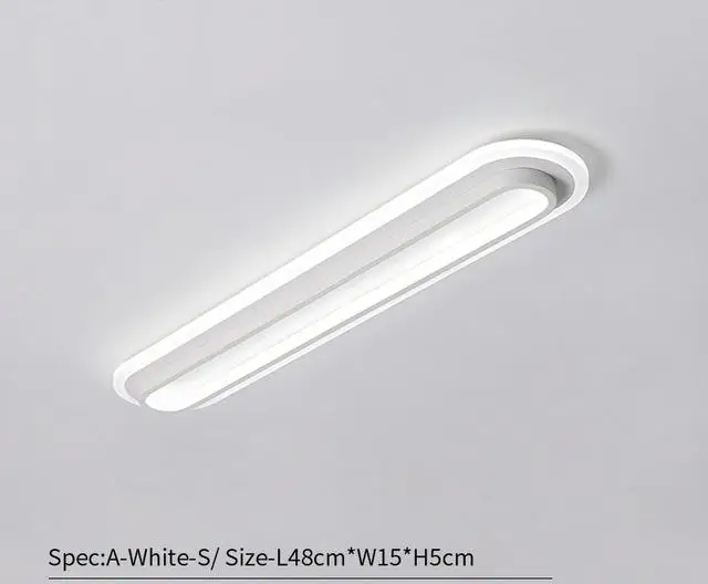 plafonnier moderne à bande led pour éclairage intérieur - Image 9