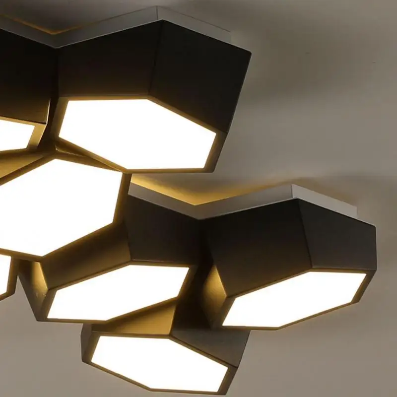 plafonnier moderne avec lumière led pour bureau et étude - Image 6