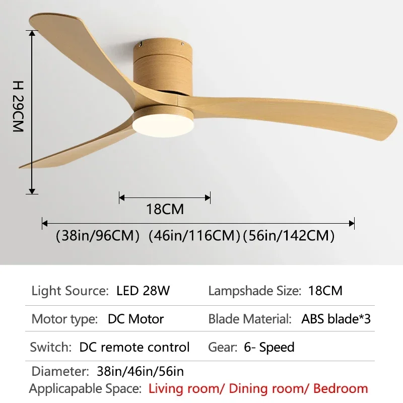 plafonnier moderne avec ventilateur télécommandé et lumière intégrée - Image 11