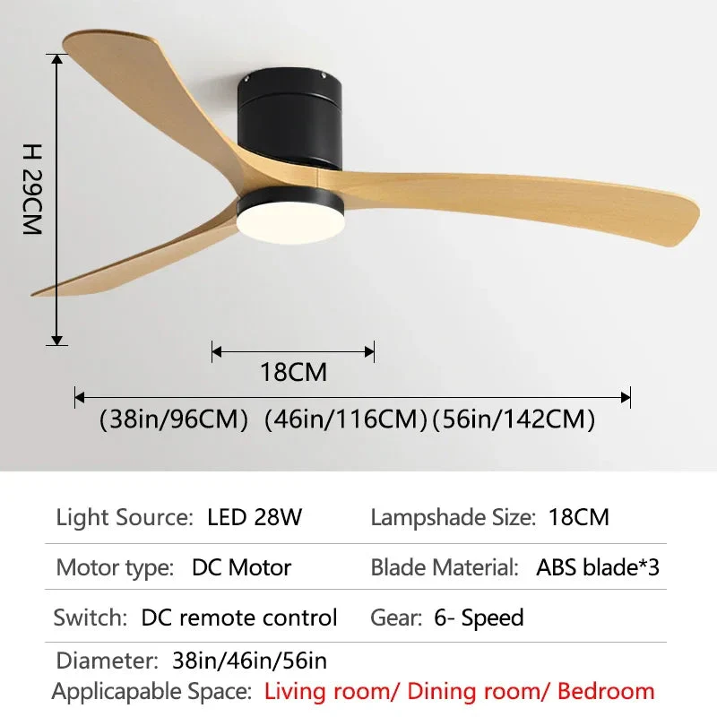 plafonnier moderne avec ventilateur télécommandé et lumière intégrée - Image 8