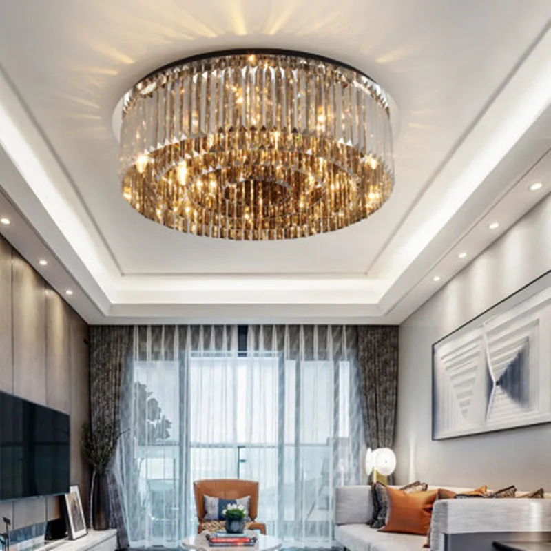 plafonnier moderne en cristal pour éclairage intérieur décoratif - Image 5