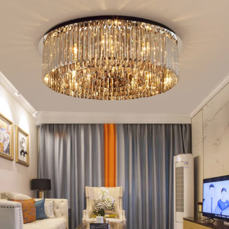 plafonnier moderne en cristal pour éclairage intérieur décoratif - Image 6