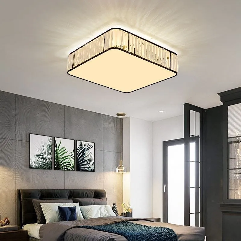 plafonnier moderne en cristal style européen lampes créatives à led - Image 2