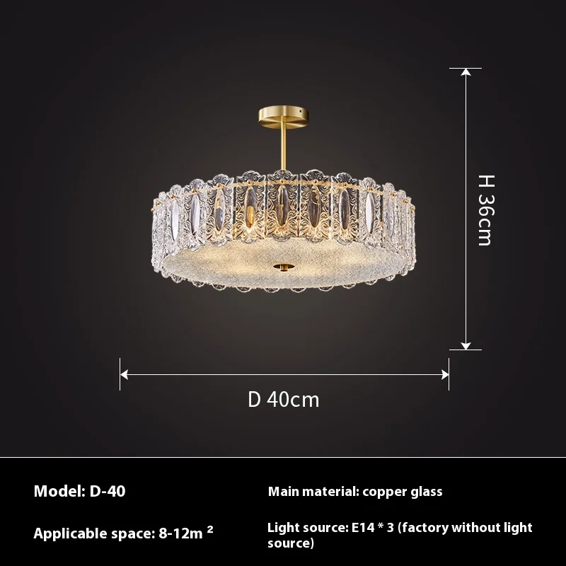 plafonnier moderne en cuivre et verre design créatif pour intérieur élégant - Image 7