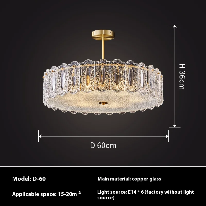 plafonnier moderne en cuivre et verre design créatif pour intérieur élégant - Image 8