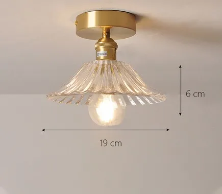 plafonnier moderne en verre pour intérieur et extérieur lumineux - Image 17