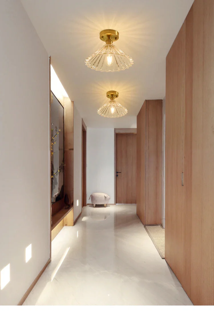 plafonnier moderne en verre pour intérieur et extérieur lumineux - Image 6