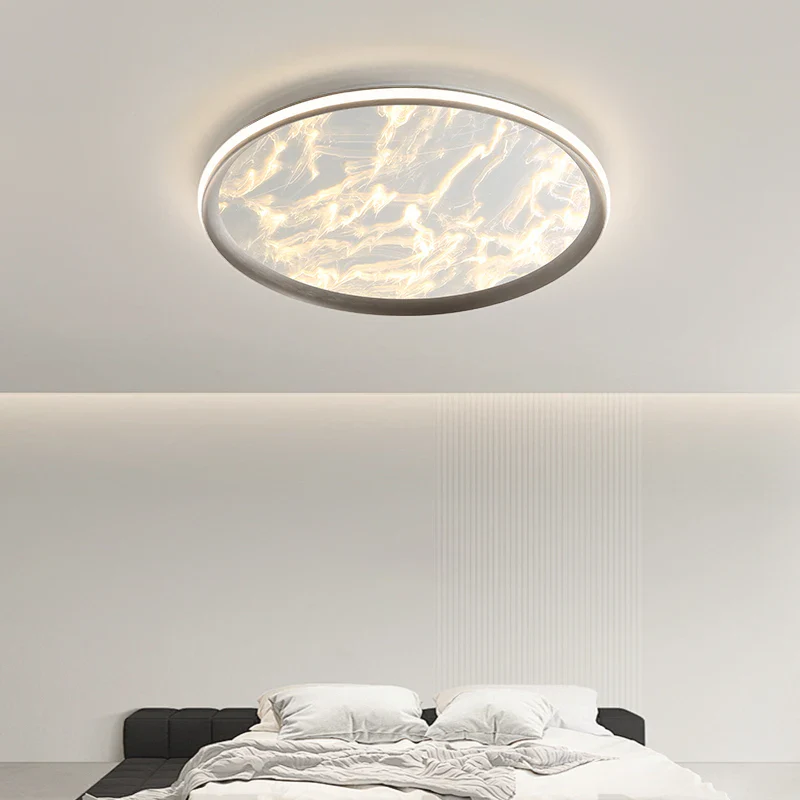 plafonnier moderne minimaliste en cristal design haut de gamme 2024 - Image 3