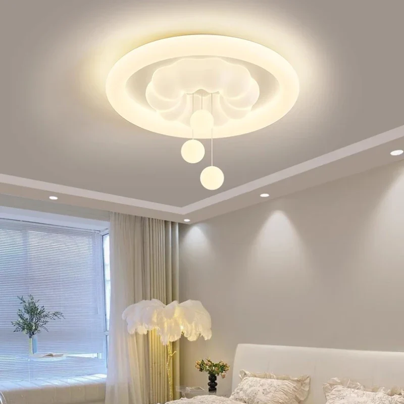plafonnier nuage pour chambre d'enfant style crémeux et ludique - Image 3