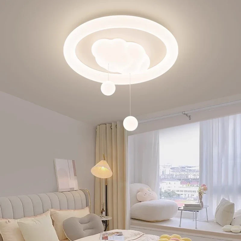 plafonnier nuage pour chambre d'enfant style crémeux et ludique - Image 5