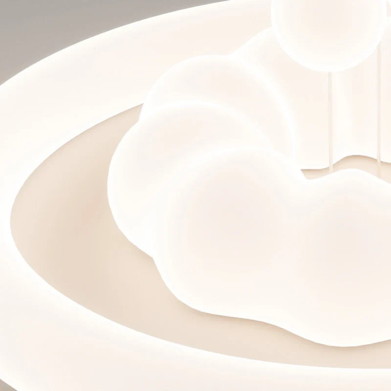 plafonnier nuage pour chambre d'enfant style crémeux et ludique - Image 6