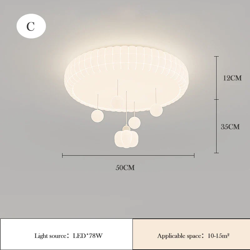 plafonnier nuage pour chambre d'enfant style crémeux et ludique - Image 8