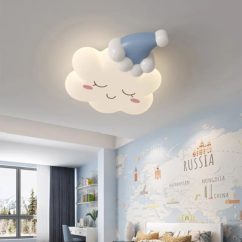 plafonnier nuage rose pour chambre d'enfant romantique et chaleureuse - Image 3