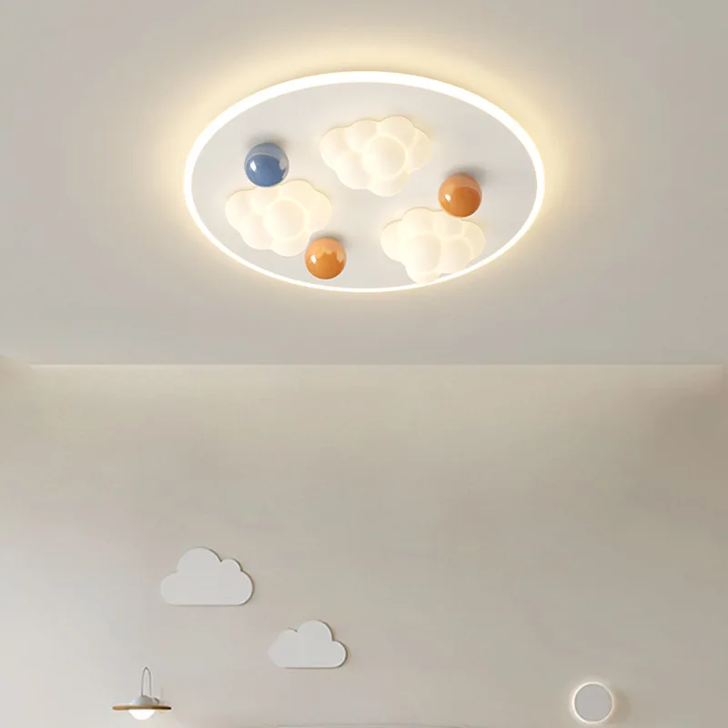 plafonnier nuage style crème pour chambre enfant moderne et chaleureux - Image 5