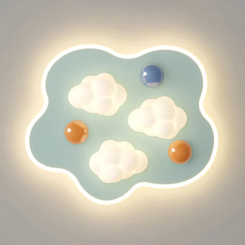 plafonnier nuage style crème pour chambre enfant moderne et chaleureux - Image 6