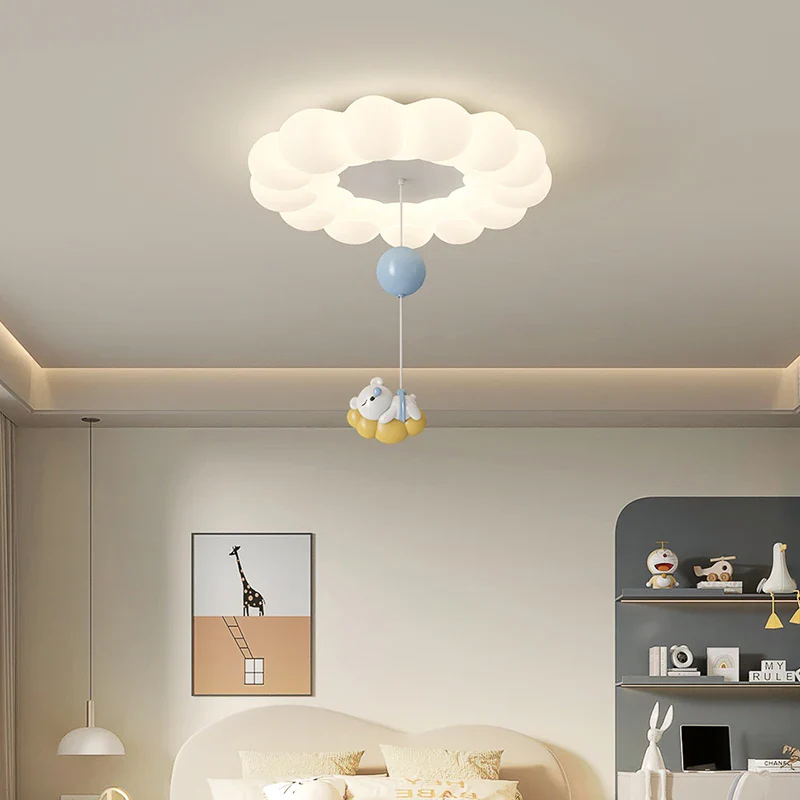 plafonnier ours lapin nuage pour éclairage intérieur enfant - Image 5