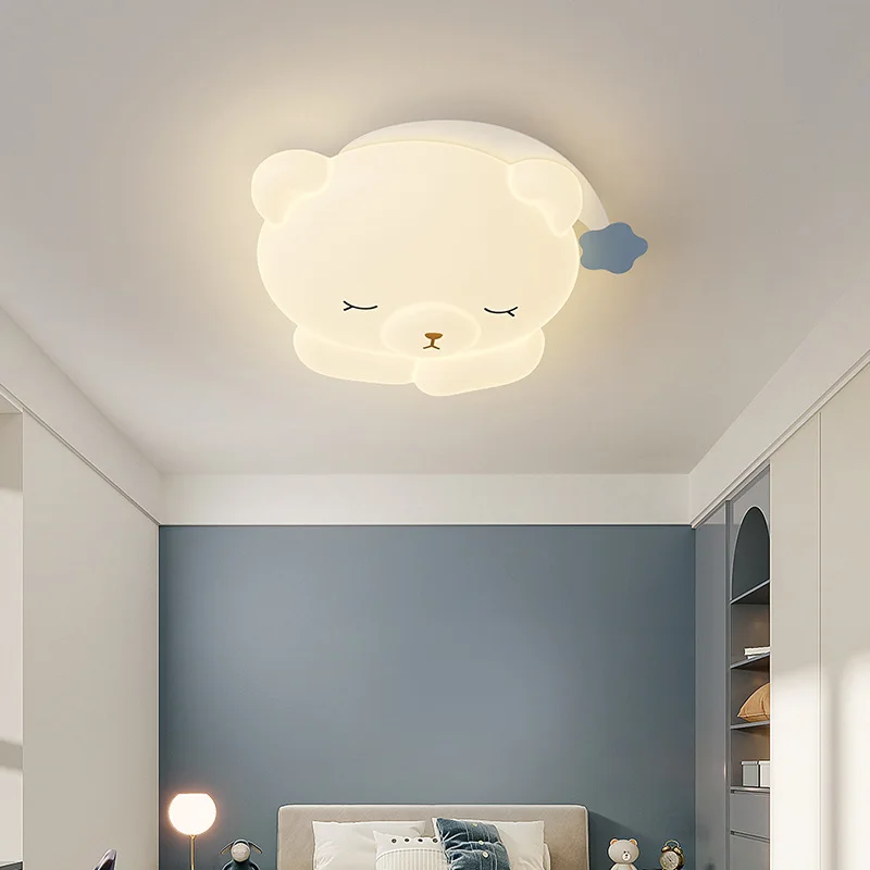 plafonnier ours mignon lampe pour chambre d'enfant moderne et romantique - Image 2