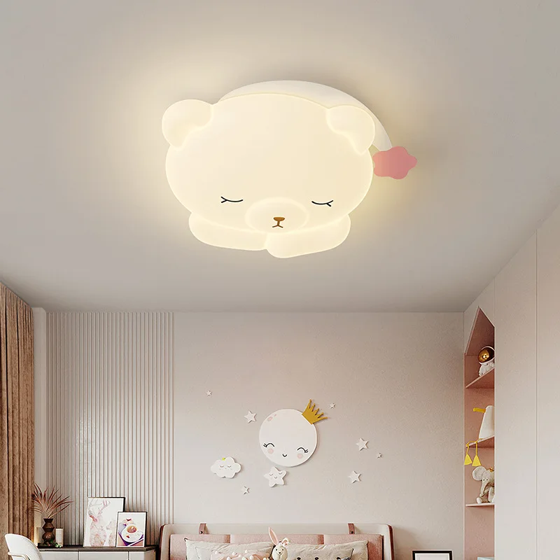 plafonnier ours mignon lampe pour chambre d'enfant moderne et romantique - Image 3