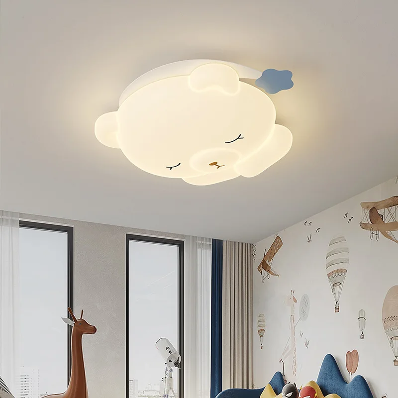 plafonnier ours mignon lampe pour chambre d'enfant moderne et romantique - Image 4