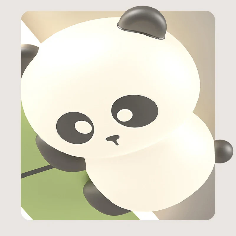 plafonnier panda mignon pour chambre d'enfant moderne minimaliste - Image 3