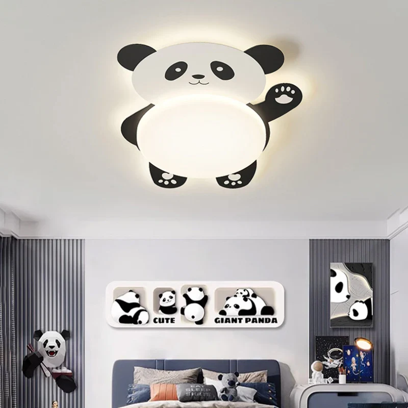 plafonnier panda mignon pour chambre d'enfant moderne minimaliste - Image 3