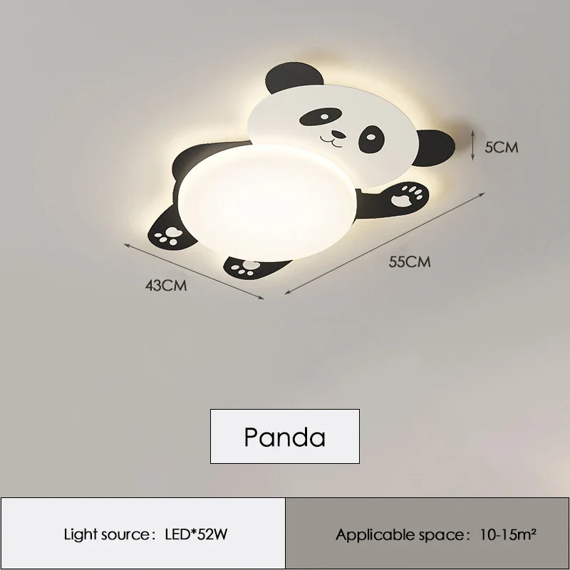 plafonnier panda mignon pour chambre d'enfant moderne minimaliste - Image 7