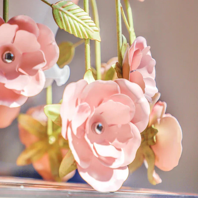 plafonnier rétro en forme de rose pour décoration romantique et chaleureuse - Image 6