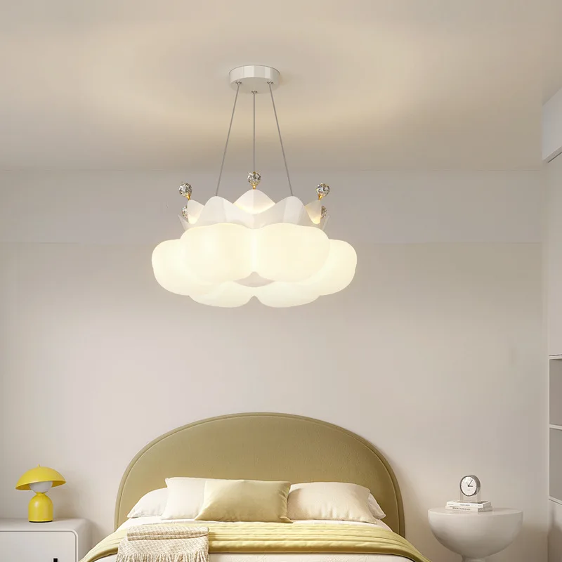 plafonnier romantique en forme de nuage pour chambre d'enfant - Image 2